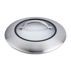 CTX 9.5'' Steel/Glass Lid